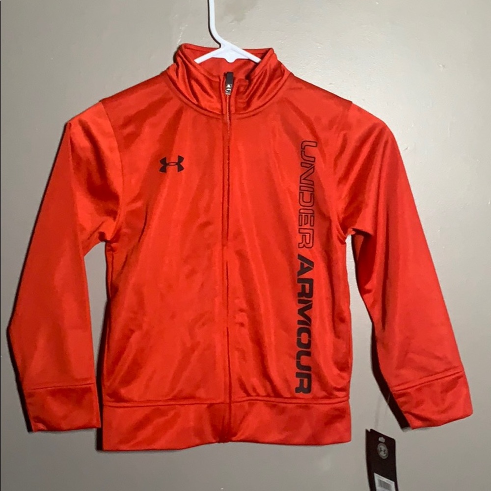 Red Under Armor quarter zip